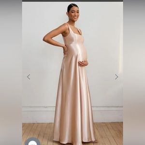 NWT Jenny Yoo Ariana Maternity Formal Gown - Petal